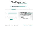 TealPages.com Screen Capture